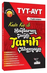 Kadir Koç Akademi TYT AYT Başlarım Şimdi Tarih Çalışmaya