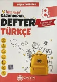 ÇANTA 8. SINIF TÜRKÇE KAZANDIRAN DEFTER