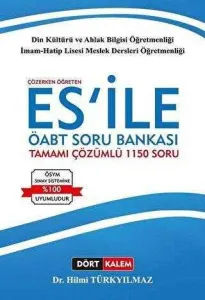 Çözerken Öğreten ES’İle ÖABT Din Kültürü ve Ahlak Bilgisi Tamamı Çözümlü Soru Bankası