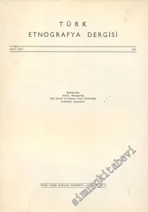 Türk Etnografya Dergisi - Sayı: 14