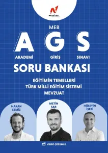 Neo Kitap 2025 MEB AGS Eğitimin Temelleri Türk Eğitim Sistemi Mevzuat Tamamı Video Çözümlü Soru Bankası