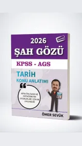 Ömer Sevük 2026 Şah Gözü KPSS AGS  Tarih Konu Anlatımı