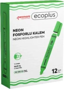 Penmark HS1300-02 Ecopluse Kalem Tipi Fosforlu Kalem Yeşil