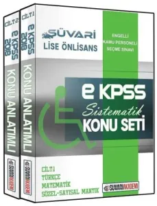 Süvari Akademi E KPSS Lise Ön Lisans Sistematik Konu Seti 2018