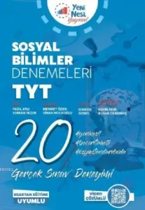 TYT Türkçe Sosyal Bilimler 20 Deneme Sınavı
