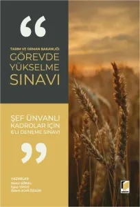 Tarım ve Orman Bakanlığı Görevde Yükselme Sınavı