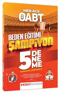 İndeks Akademi 2026 ÖABT MEB-AGS Beden Eğitimi Şampiyon 5 Deneme Çözümlü