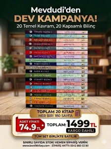 Mevdudi Bilinç Serisi 20 Kitap Takım