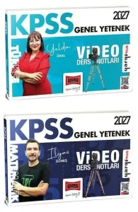 Yargı Yayınları 2027 KPSS Genel Yetenek Video Ders Notları Seti (2 Kitap)