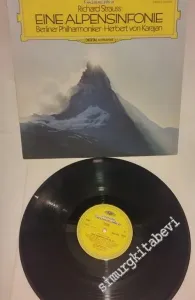33 LP PLAK VINYL: Richard Strauss, Berliner Philharmoniker, Herbert von Karajan - Eine Alpensinfonie -