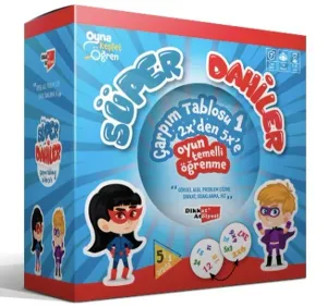 Süper Dahiler Çarpım Tablosu 1 (2x’den 5x’e)