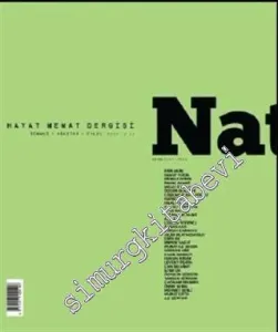 Natama Üç Aylık Hayat Memat Dergisi - Sayı: 11      Temmuz, Ağustos, Eylül