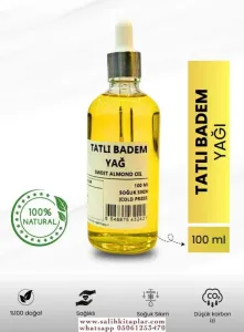 Bitkisel %100 Doğal Tatlı Badem Yağı Bitkisel Yağlar 100 ml