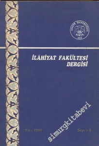 Selçuk Üniversitesi İlahiyat Fakültesi Dergisi  - Sayı: 3; 1990