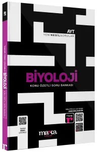 2023 AYT Biyoloji Konu Özetli Yeni Nesil Soru Bankası Tamamı Video Çözümlü Marka Yayınları