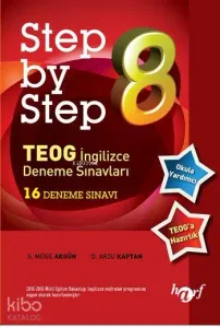 Step by Step TEOG İngilizce Deneme Sınavları; 16 Deneme Sınavı