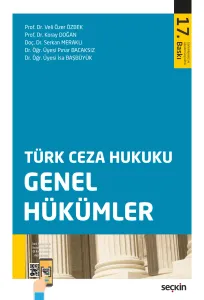 Türk Ceza Hukuku Genel Hükümler