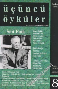 Üçüncü Öyküler Üç Aylık Öykü Dergisi - Dosya: Sait Faik - 8      Bahar