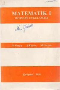 Matematik I ( İktisadi Uygulamalı )