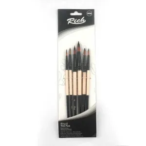 Rich Fırça Seti Detay Fırça 6 lı Set 5