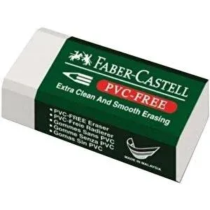 Faber-Castell 7085/30 Beyaz Silgi,Pvc-Free,  30'lu