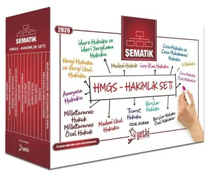 Yetki Yayınları 2026 HMGS Hakimlik Şematik Seti