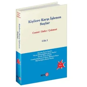 Kişilere Karşı İşlenen Suçlar Cilt 1