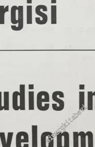 ODTÜ Gelişme Dergisi - METU Studies in Development - Sayı: 10      Kış