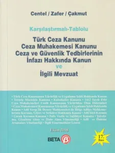 Türk Ceza Kanunu Ceza Muhakemesi Kanunu Ceza ve Güvenlik Tedbirlerinin İnfazı Hakkında Kanun ve İlgili Mevzuat