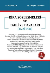 Kira Sözleşmeleri ve Tahliye Davaları 2.BASKI