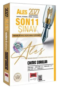 Yargı ALES Sayısal Sözel Yetenek Son 11 Sınav Tamamı Çözümlü Çıkmış Sorular 2027