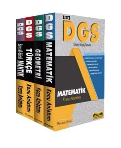 Tasarı DGS Modüler Set 2018