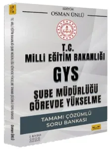 Makro Kitap 2026 T.C. Milli Eğitim Bakanlığı GYS Şube Müdürlüğü Soru Bankası