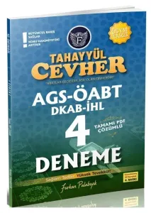 Tahayyül Yayınları ÖABT MEB-AGS Din Kültürü ve Ahlak Bilgisi Cevher 4 Deneme Çözümlü