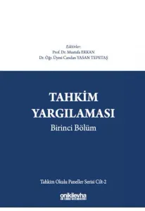 Tahkim Yargılaması Birinci Bölüm
