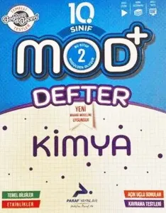 Paraf Yayınları 10. Sınıf Kimya Maarif Model MOD Defter