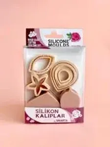 Smarta Silikon Kalıp Çiçekler : Gül & Yaprak / Flowers/ Rose & Leave