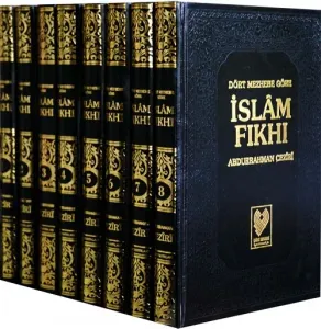 Dört Mezhebe Göre İslâm Fıkhı (büyük boy 8 cilt, 1. hamur kâğıt, ciltli)