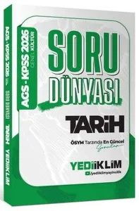 Yediiklim Yayınları 2026 KPSS AGS Genel Kültür Tarih Soru Dünyası