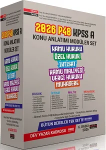 Savaş Yayınları 2026 KPSS A Grubu P48 Tüm Dersler Konu Anlatımlı Tek Kitap