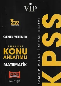 2022 VİP KPSS GY GK Konu Anlatımlı Modüler Set Yargı Yayınları