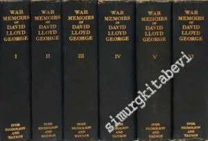 War Memoirs of David Lloyd George 6 Cilt TAKIM -