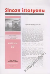 Sincan İstasyonu: Aylık Edebiyat Dergisi - Sayı: 37      Eylül