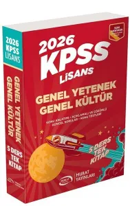 Murat Yayınları 2026 KPSS Lisans Genel Yetenek Genel Kültür Konu Anlatımlı Tek Kitap