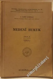 Medeni Hukuk - Cild 2: Aile Hukuku, Kısım 1: Karı Koca -        1937