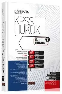 KPSS Hukuk Özel Hukuk Cilt 1