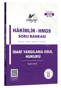 İMTİYAZ 2026 HMGS Hakimlik İdari Yargılama Usul Hukuku Soru Bankası