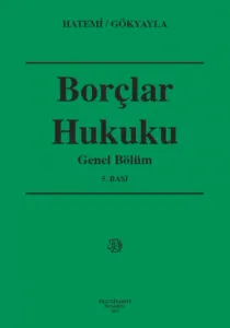 Borçlar Hukuku Genel Bölüm