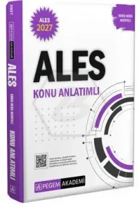 Pegem ALES Konu Anlatımlı 2027