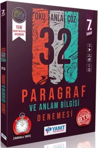 Yanıt Yayınları 7. Sınıf Anlam Bilgisi 32 Denemesi